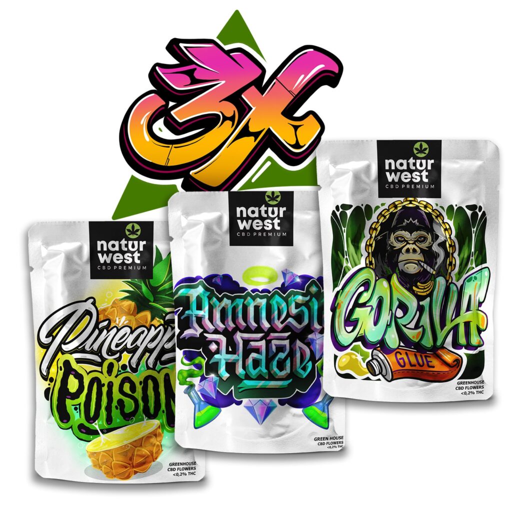 Pack 3X - Flores Premium CBD - Comprar Online España